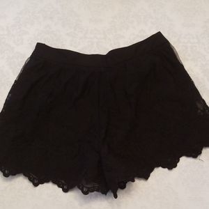 Black Lace shorts